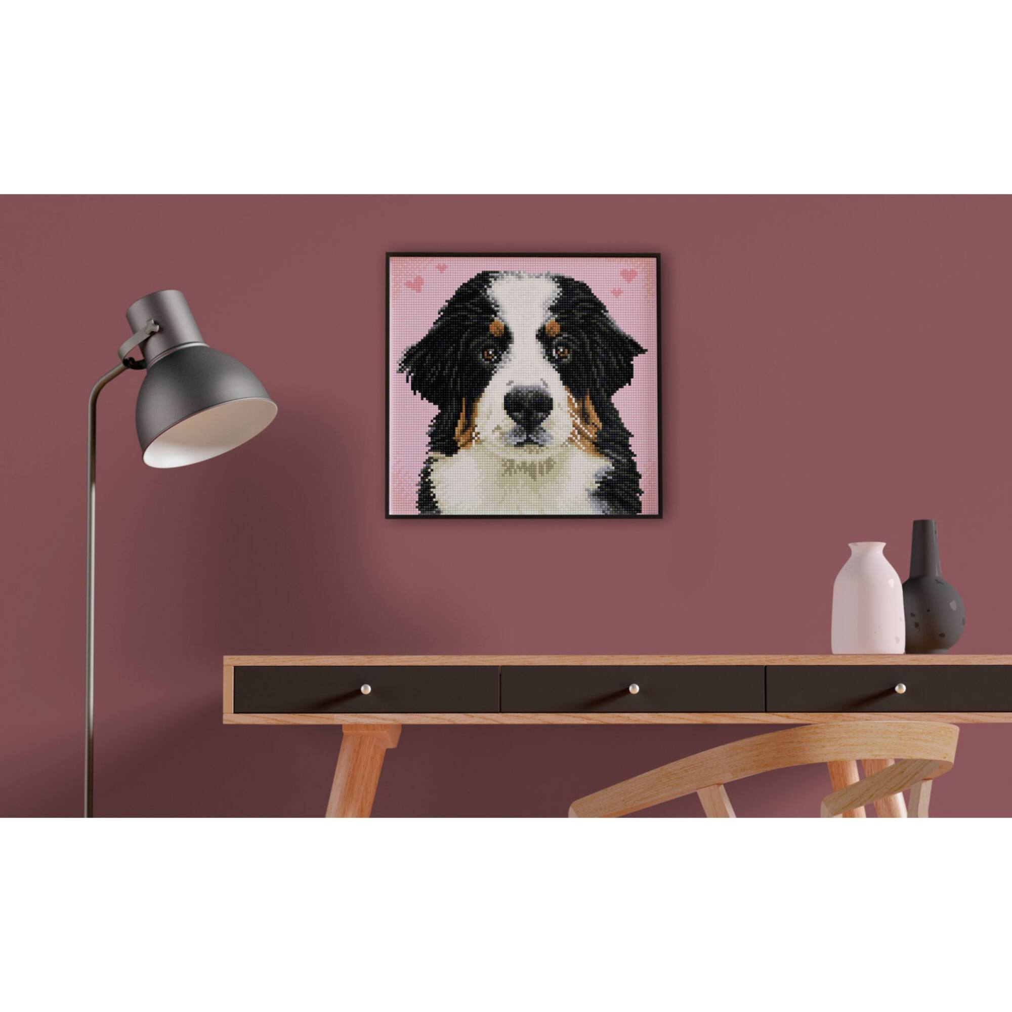 Diamond Dotz® Intermediate Say Hello to Zuzu Pre-Framed Diamond Painting Kit